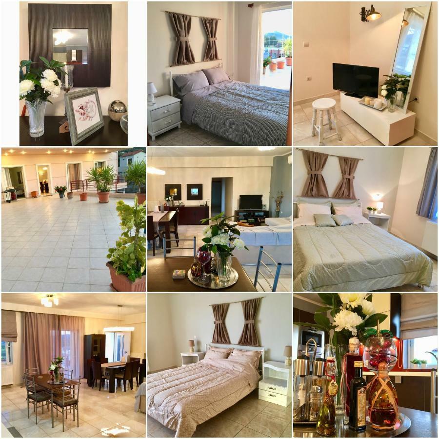 דירות Luxury House In Nafplio With A Great View Balcony מראה חיצוני תמונה